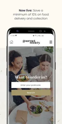 gourmet society android App screenshot 1